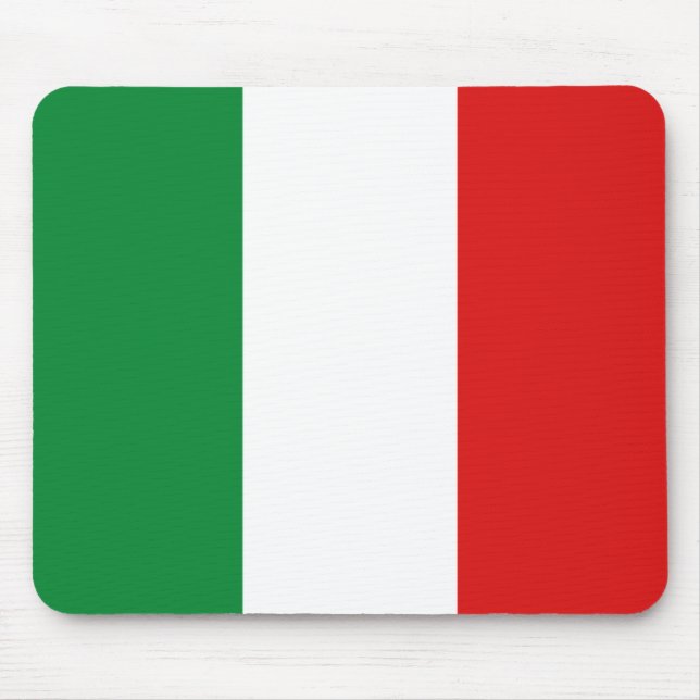 Italy Flag Mousepad (Front)