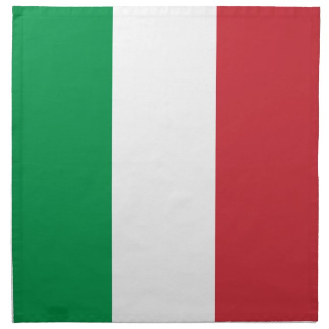 Italy Flag Napkin (Front)