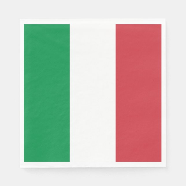 Italy Flag Napkins (Front)