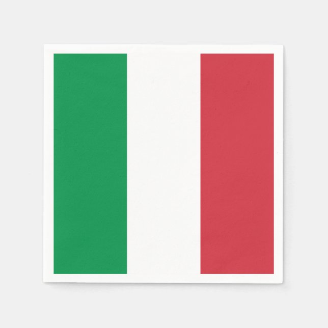 Italy Flag Napkins (Front)