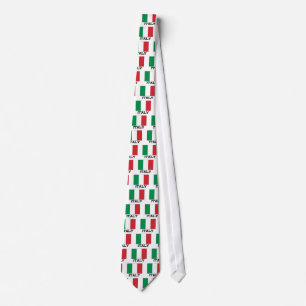 Italy Flag Neck Tie