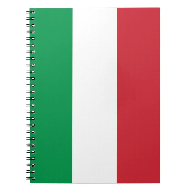 Italy Flag Notebook (Front)