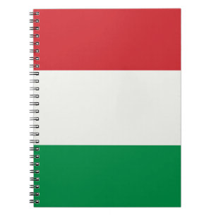 Italy flag notebook