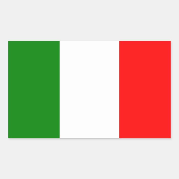Flag of Italy Stickers