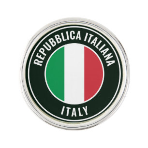 Italy Flag Patriotic Lapel Pin
