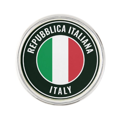 Italy Flag Patriotic Lapel Pin