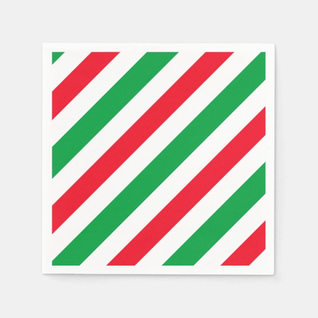 Italy flag pattern napkins (Front)