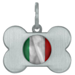 Italy Flag Pet Tag