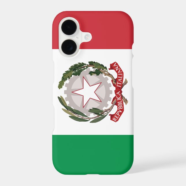 Italy flag phone case (Back)