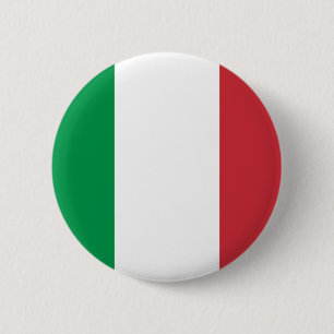Italy Flag Pinback Button