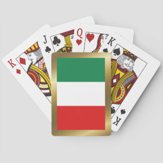 Italy Flag Playing Cards
