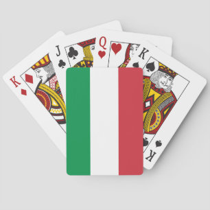 Italy Flag Poker Cards