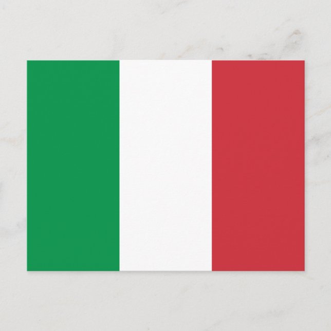 Italy Flag Postcard (Front)