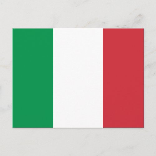 Italy Flag Postcard