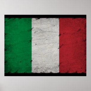 italy flag  poster