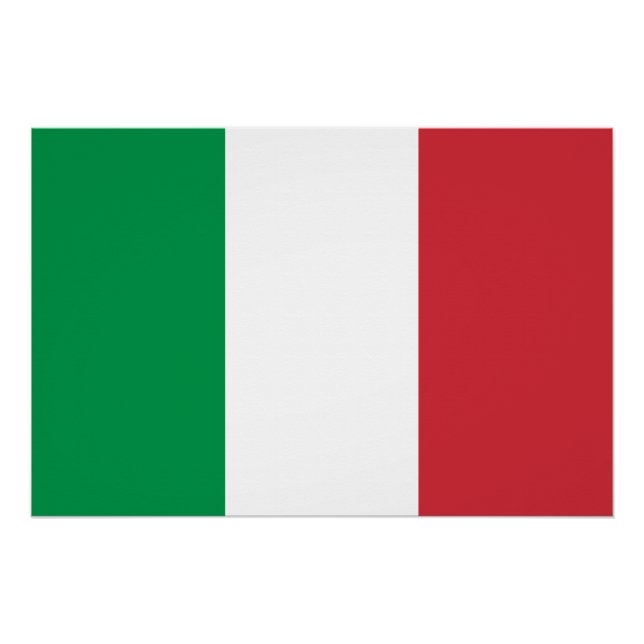 Italy Flag Poster (Front)