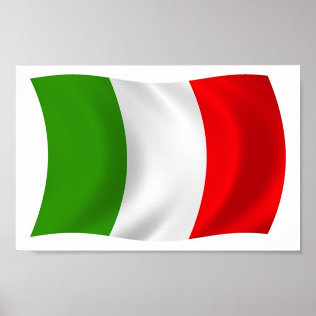 Italy Flag Poster Print (Front)
