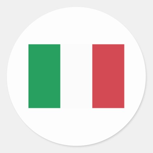 Italy Flag Products Classic Round Sticker