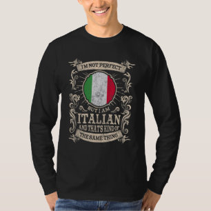 Italy Flag Proud Italians Men & Women T-Shirt