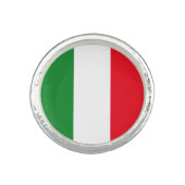Italy Flag Ring (Front)