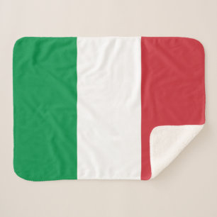 Italy Flag Sherpa Blanket
