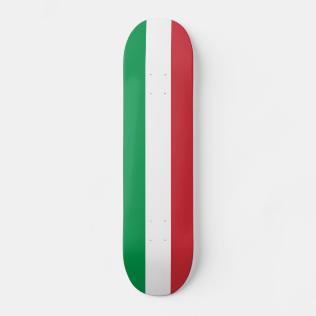 Italy Flag Skateboard (Front)