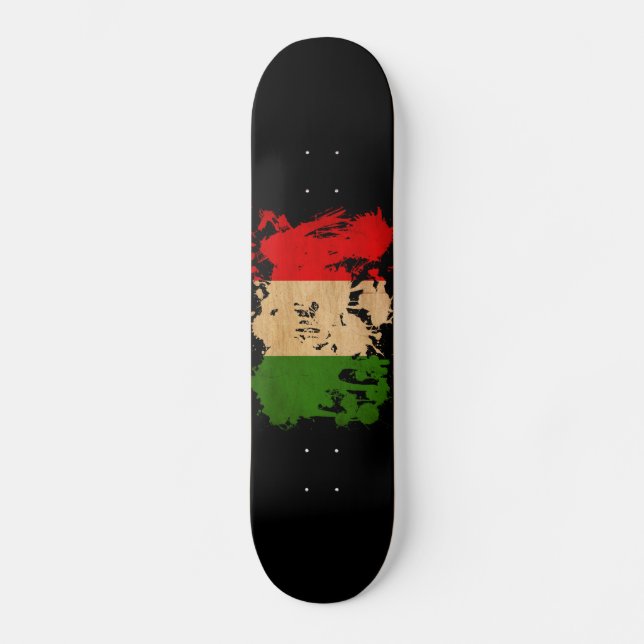 Italy Flag Skateboard Deck (Front)