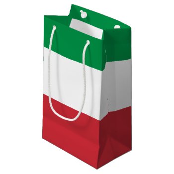 Italy Flag Small Gift Bag by FlagGallery at Zazzle