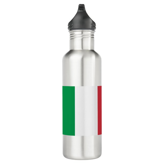 Italy Flag Stainless Steel Water Bottle (Right)
