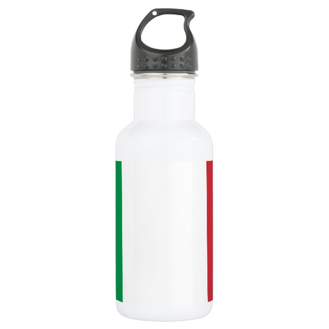 Italy Flag Stainless Steel Water Bottle (Front)