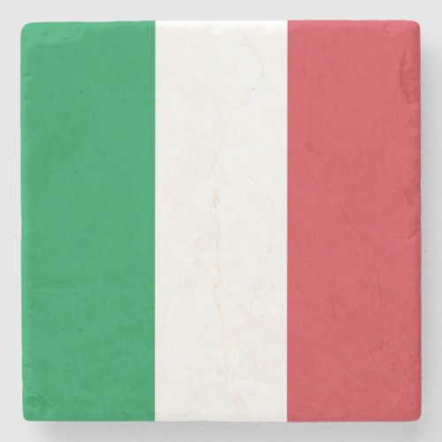 Italy Flag Stone Coaster