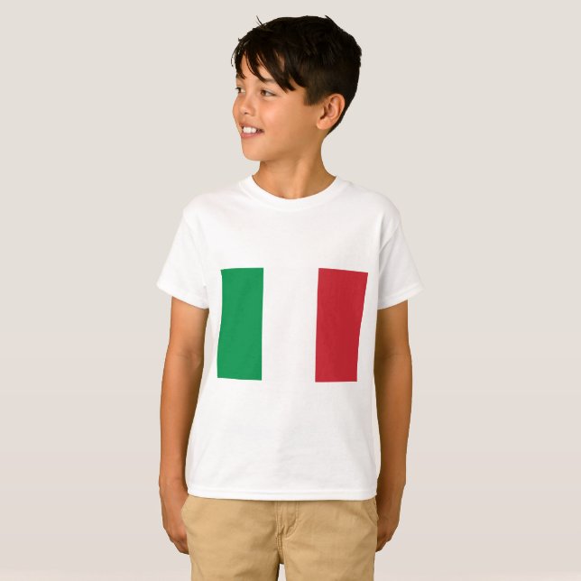 Italy Flag T-Shirt (Front Full)
