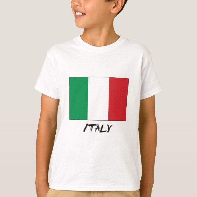 Italy Flag T-Shirt (Front)