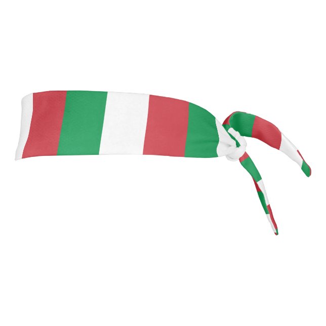 Italy Flag Tie Headband (Rotate 90)