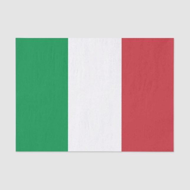 Italy Flag Tissue Paper (Front)