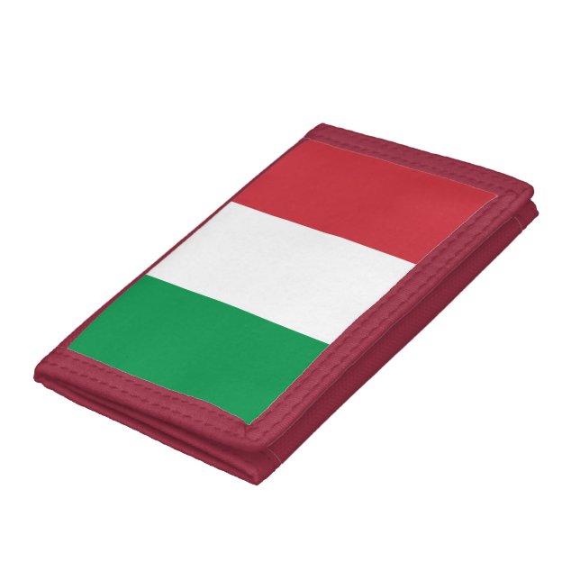 Italy Flag Trifold Wallet (Bottom)