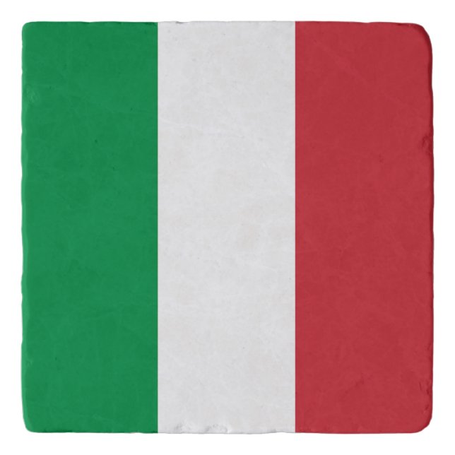 Italy Flag Trivet (Front)