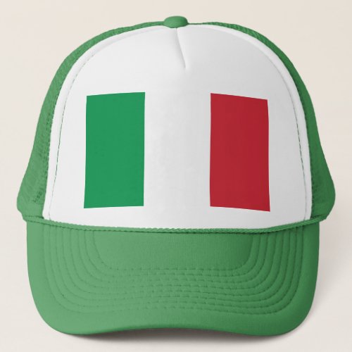 Italy Flag Trucker Hat