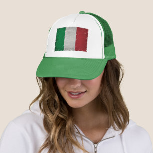 italy flag trucker hat