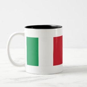 Italy Flag Two-Tone Coffee Mug