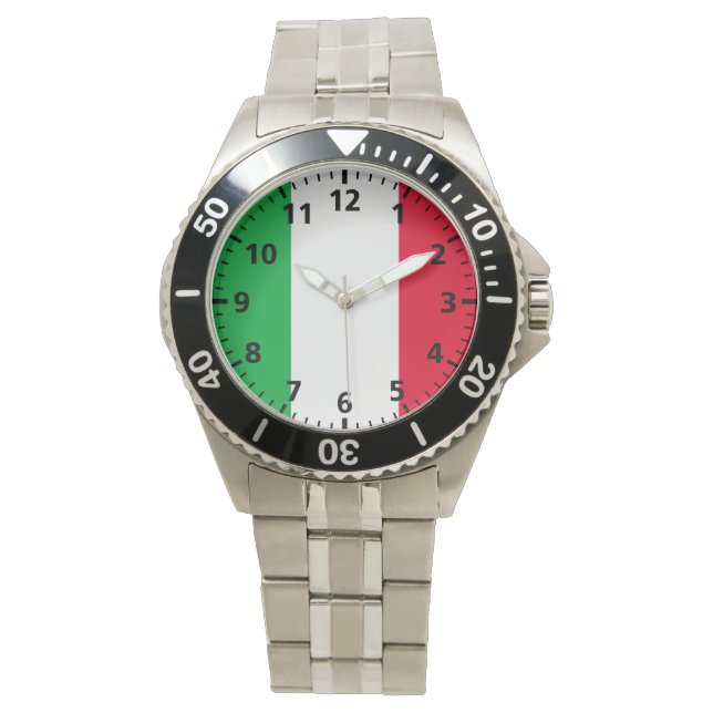 Italy Flag Watch (Front)
