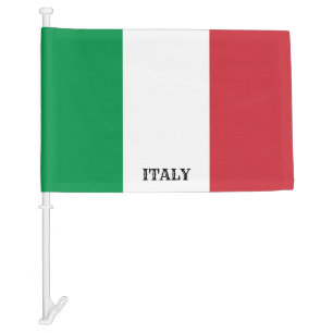 Italy Flag Wonderful Patriotic Car Flag