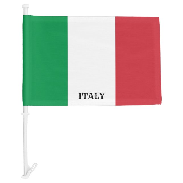 Italy Flag Wonderful Patriotic Car Flag (Front)
