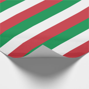 Italy Flag Wrapping Paper
