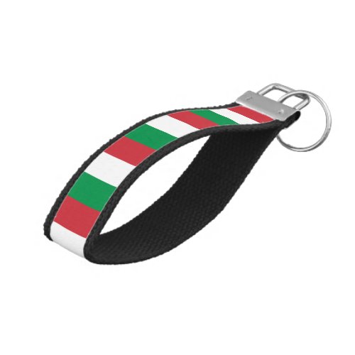 Italy Flag Wrist Keychain