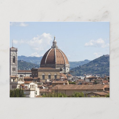 Italy Florence Cityscape with Duomo Postcard