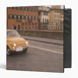 Italy, Florence. Fiat 800 Rally crosses Arno 3 Ring Binder