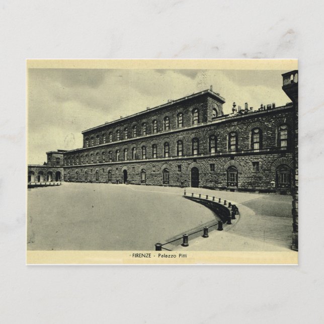 Italy, Florence, Firenze, Palazzo Pitti 1908 Postcard (Front)