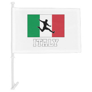 Italy Football Soccer National Team Car Flag