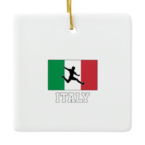Italy Football Soccer National Team Ceramic Ornament